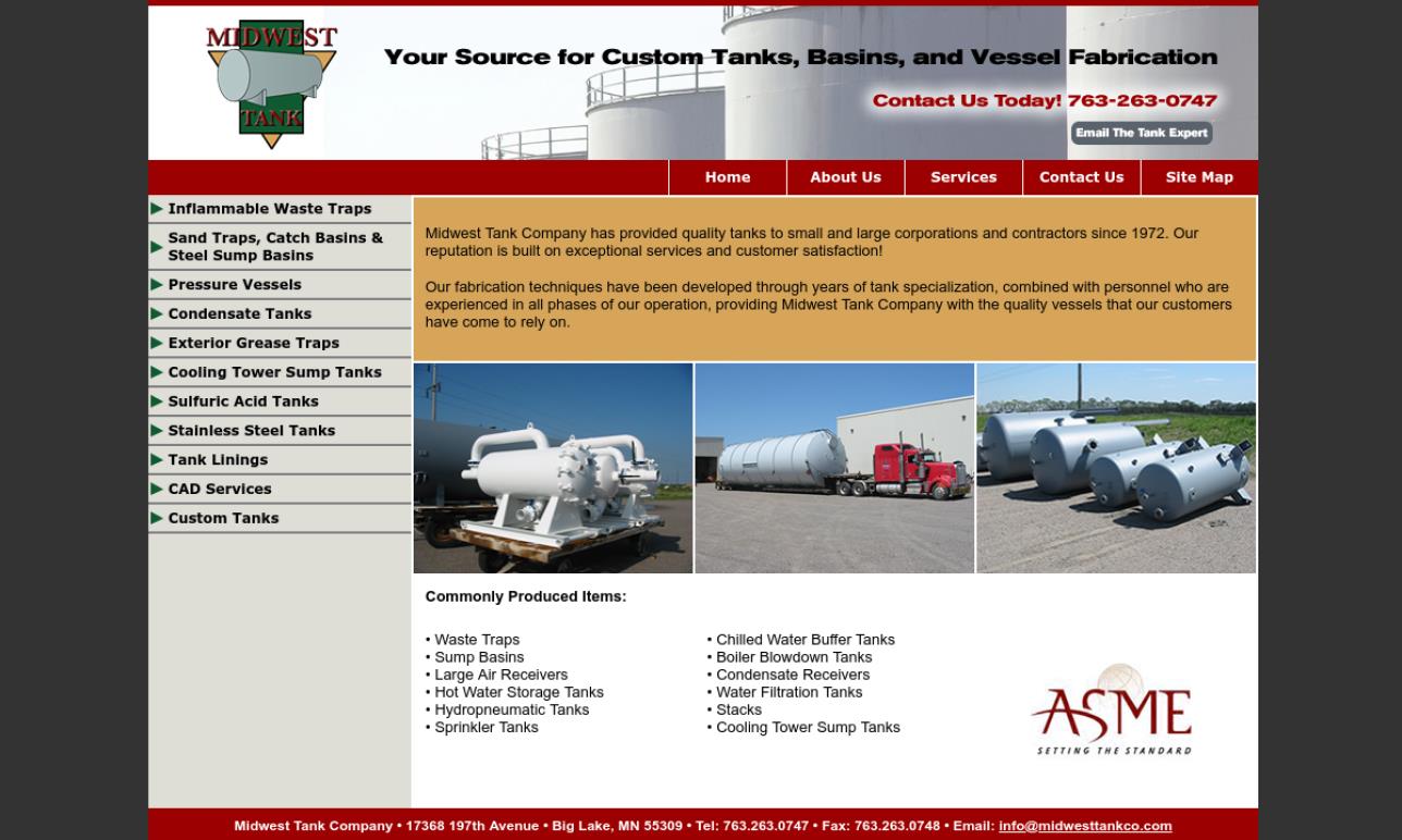 Midwest Tank Company Pressure Vessels