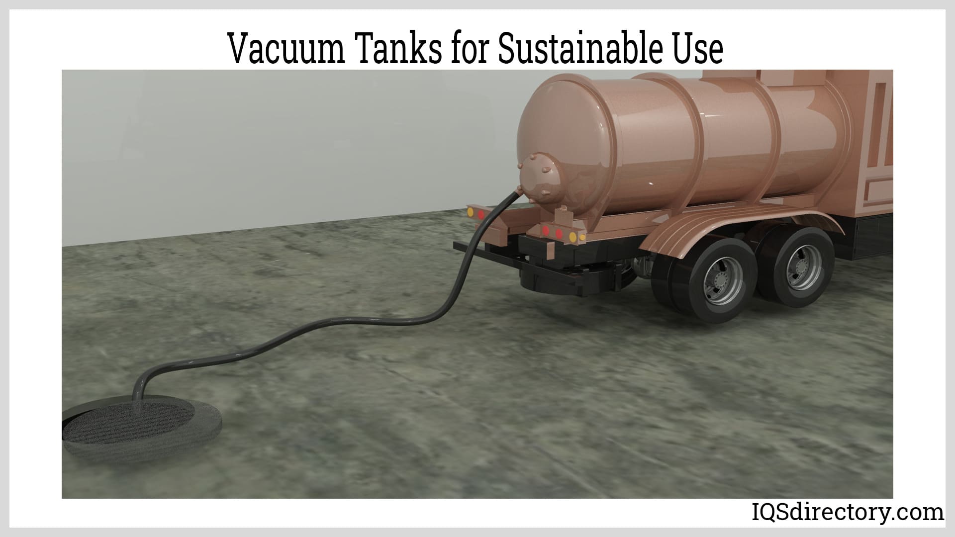 Vacuum Tanks for Sustainable Use